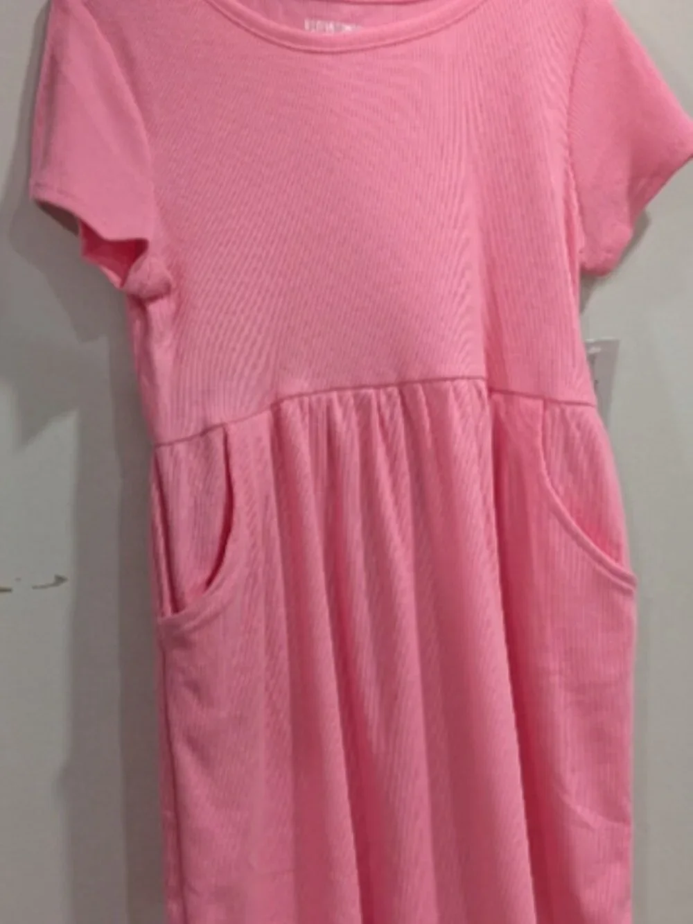 NWT Garanimals Girls Pink Short Sleeve Skater Pocket Dress Size 5T